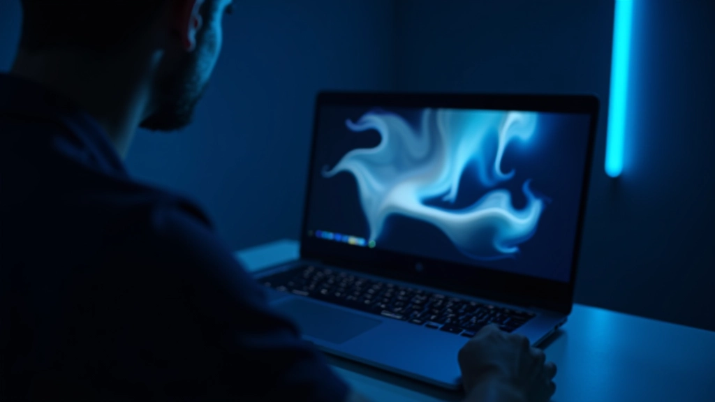 Schermo che mostra un showreel in riproduzione con animazioni fluide e transizioni eleganti, sfondo scuro